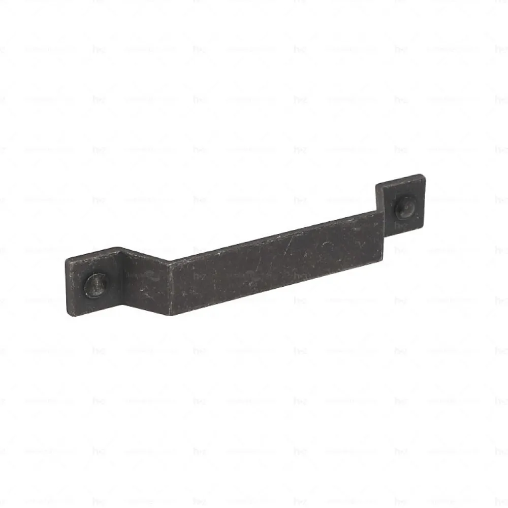 Hardwarexchange Poignée pour meubles en zamac Entraxe 160 Fer noir vintage
