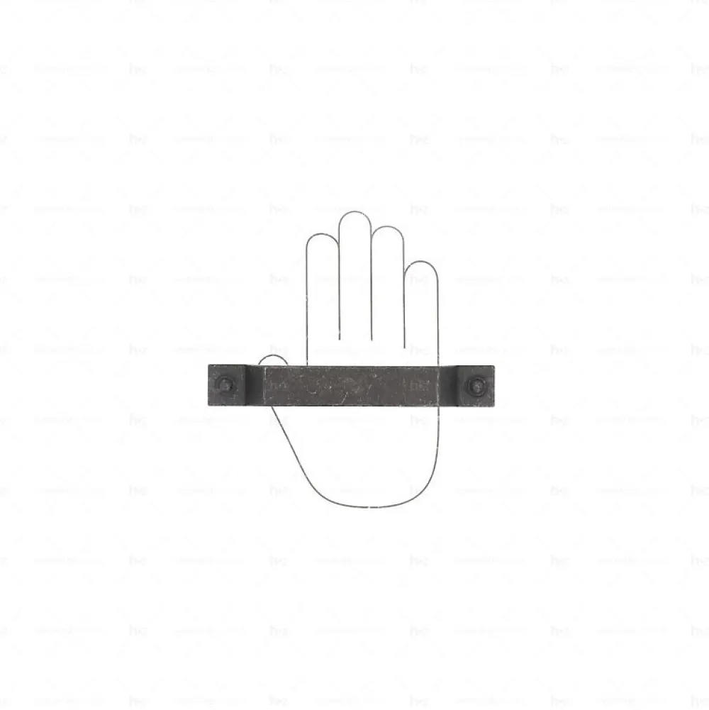 Hardwarexchange Poignée pour meubles en zamac Entraxe 160 Fer noir vintage