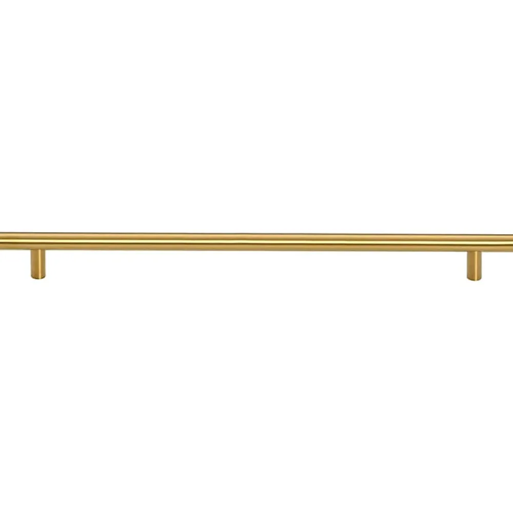 Vidaxl Poignées d armoire 5 pcs doré 480 mm acier inoxydable