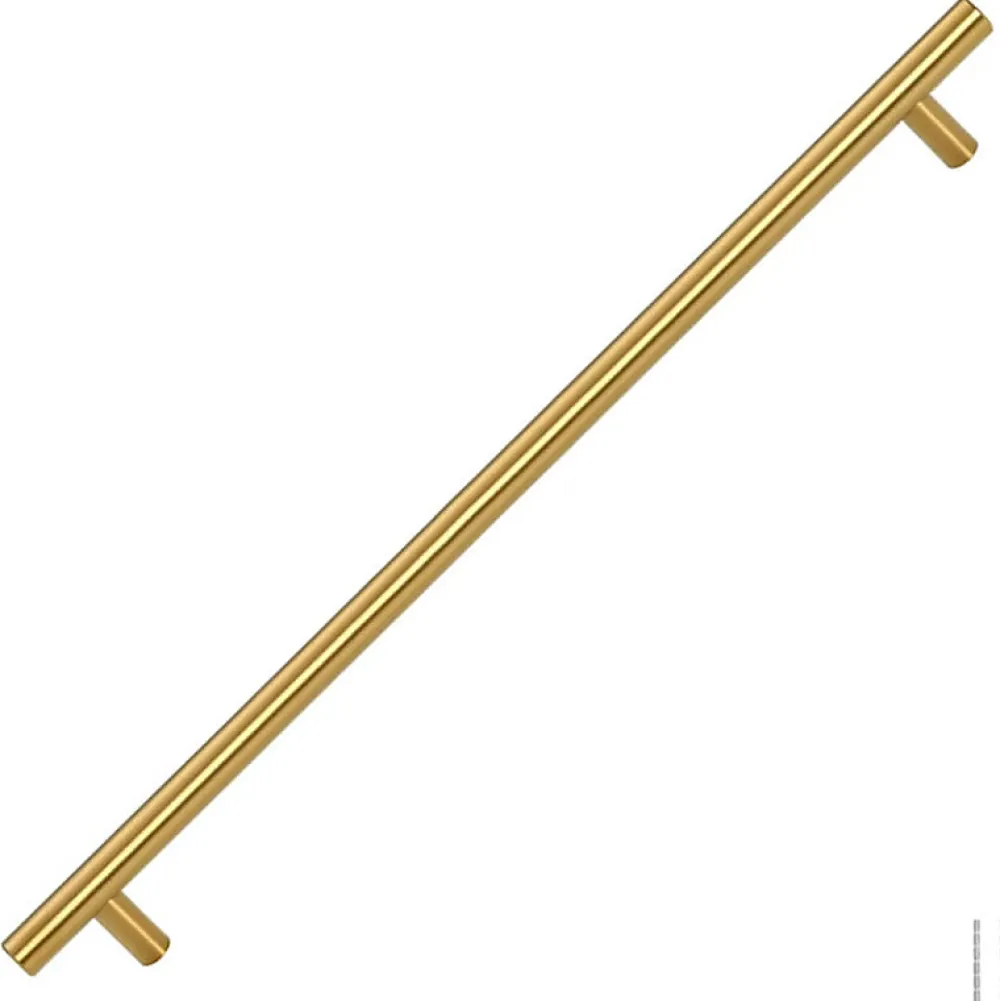 Vidaxl Poignées d armoire 5 pcs doré 480 mm acier inoxydable