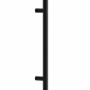 Vidaxl Poignée De Meuble-Poignées d armoire 10 pcs noir 160 mm acier inoxydable