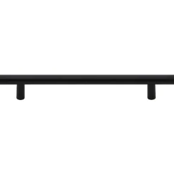 Vidaxl Poignée De Meuble-Poignées d armoire 10 pcs noir 160 mm acier inoxydable