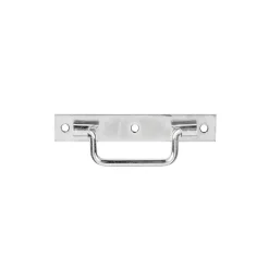 Afbat Accessoire Pour Volet, Fenêtre Et Portail-Poignée sur platine acier l.140 mm