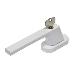 Abus Poingée de fenêtre à clé blanche