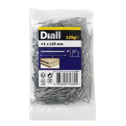 Diall Clou À Placage-Pointes à placage en acier 1x25 - 125g