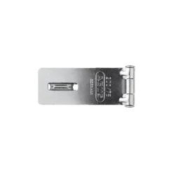 Abus Loquet, Targette Et Moraillon De Porte-Porte-cadenas pliable Acier galvanisé-75 mm.