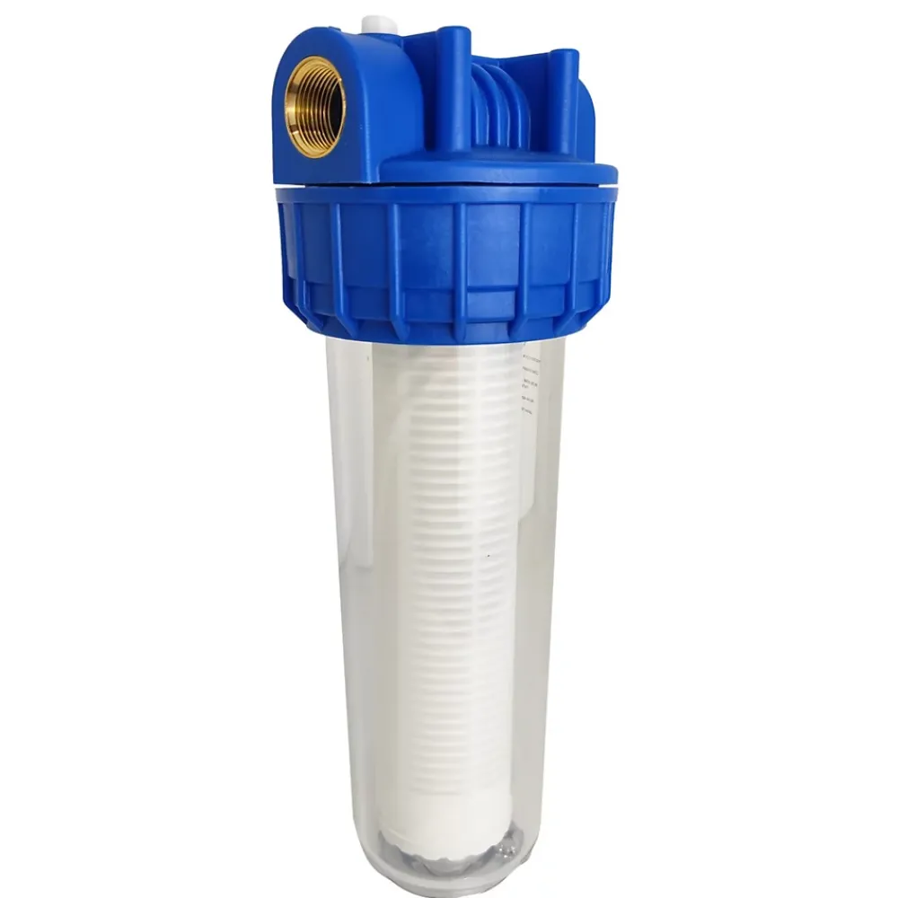 Toodo Porte Filtre à Eau 9"3/4 - 20/27f + Cartouche Filtre Lavable 60microns