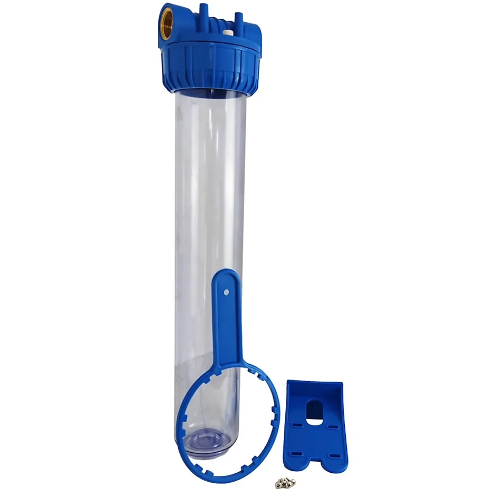 Toodo Filtration Évier-Porte Filtre à Eau 20"- 26/34 F Insert Laiton 1"