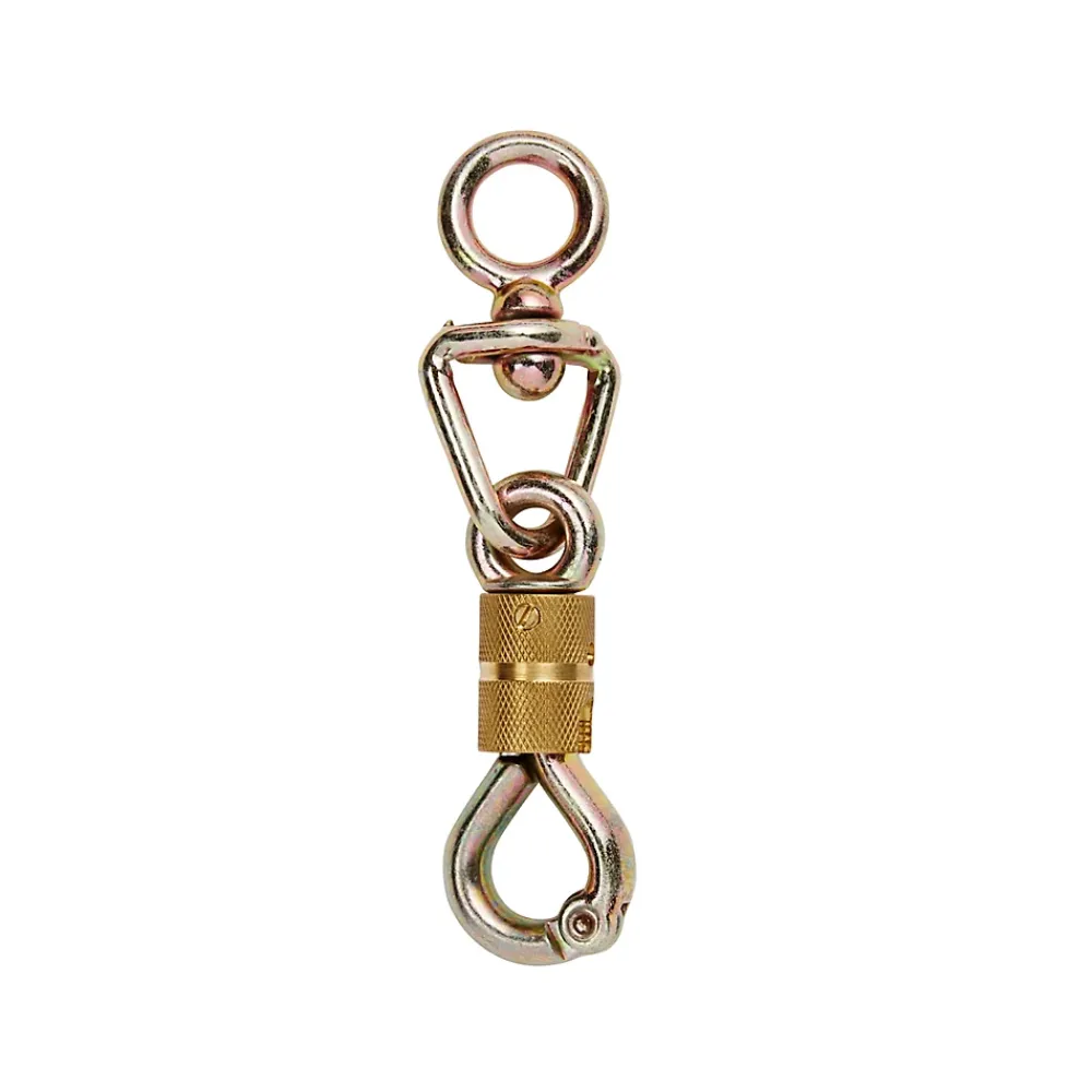 Diall Porte-mousqueton à touret 8.5 cm