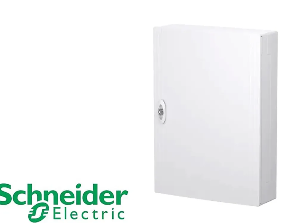 Schneider Electric Tableau Électrique Nu-Porte opaque pour coffret 3 rangées Schneider PrismaSet XS