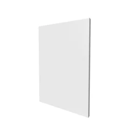 Atole Porte Et Cache Tableau Électrique-Porte Saillie pour bac d'encastrement BTT3 - 2x13 modules - Blanc - H. hors-tout 860 mm