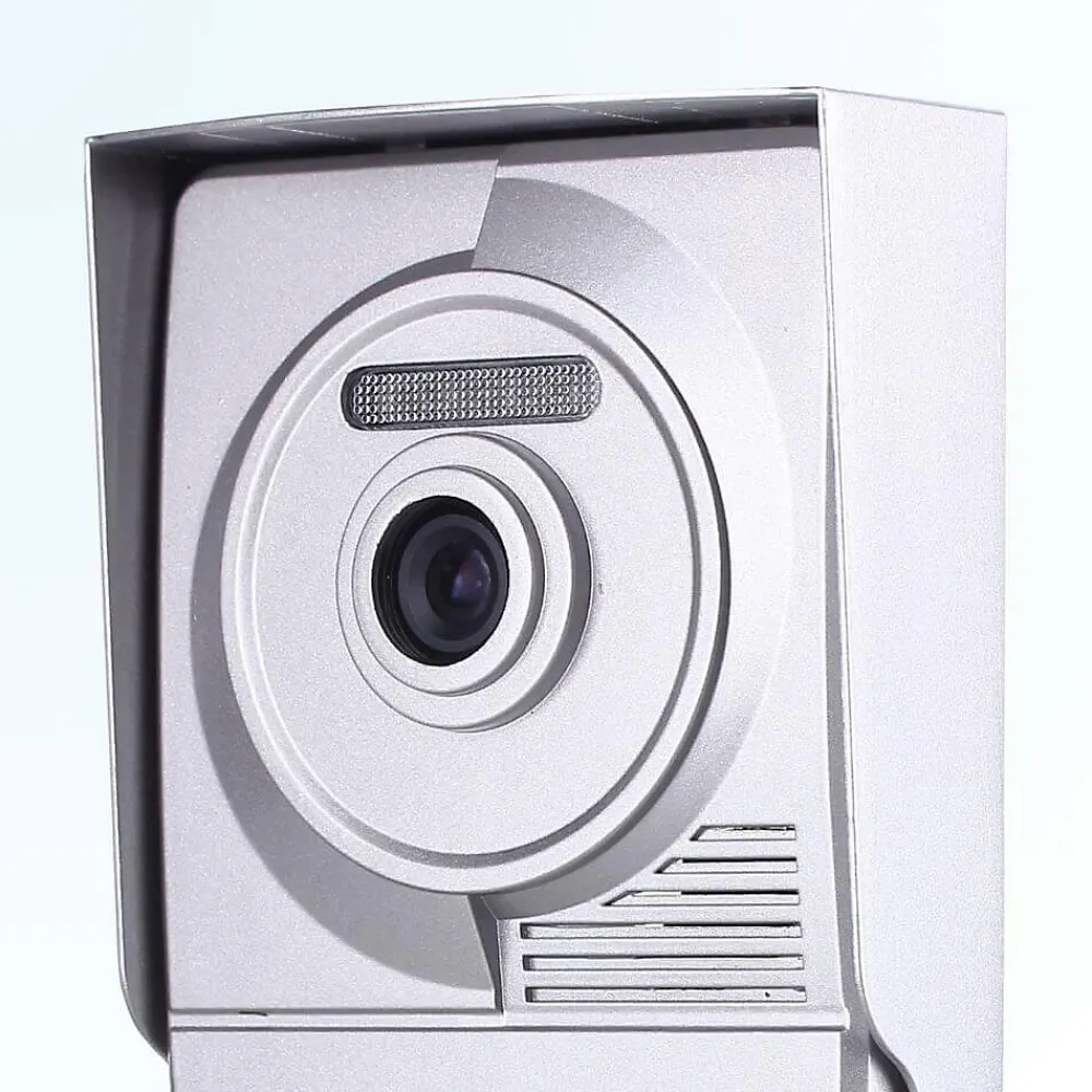 BT SECURITY Portier interphone vidéo classic 4 fils - 1 appartement - 1 écran noir 7" - avec mémoire photos - avec lecteur de badge