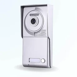 BT SECURITY Portier interphone vidéo neo 2 fils pour 2 entrées - 1 appartement - 2 platines - 1 écran blanc