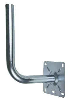 SLX Antenne, Parabole Et Fixation-Poteau d'antenne avec base - Forme L, ø40 mm, décalage de 25 cm