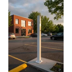 Galix Poteau de fixation robuste pour installation de 1 à 2 bornes Wallbox 7kW