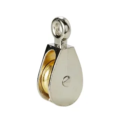 Diall Accessoire De Corde, Câble Et Chaîne-Poulie fixe à galet ø3.5 cm Alliage de zinc
