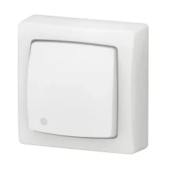 Legrand Poussoir avec voyant ASL complet blanc