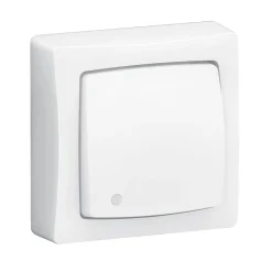 Legrand Poussoir avec voyant ASL complet blanc