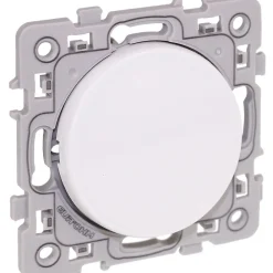 Eurohm Poussoir à fermeture 10A - SQUARE Blanc