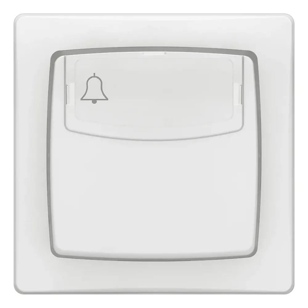 Legrand Interrupteur En Saillie-Poussoir simple avec porte étiquette complet blanc