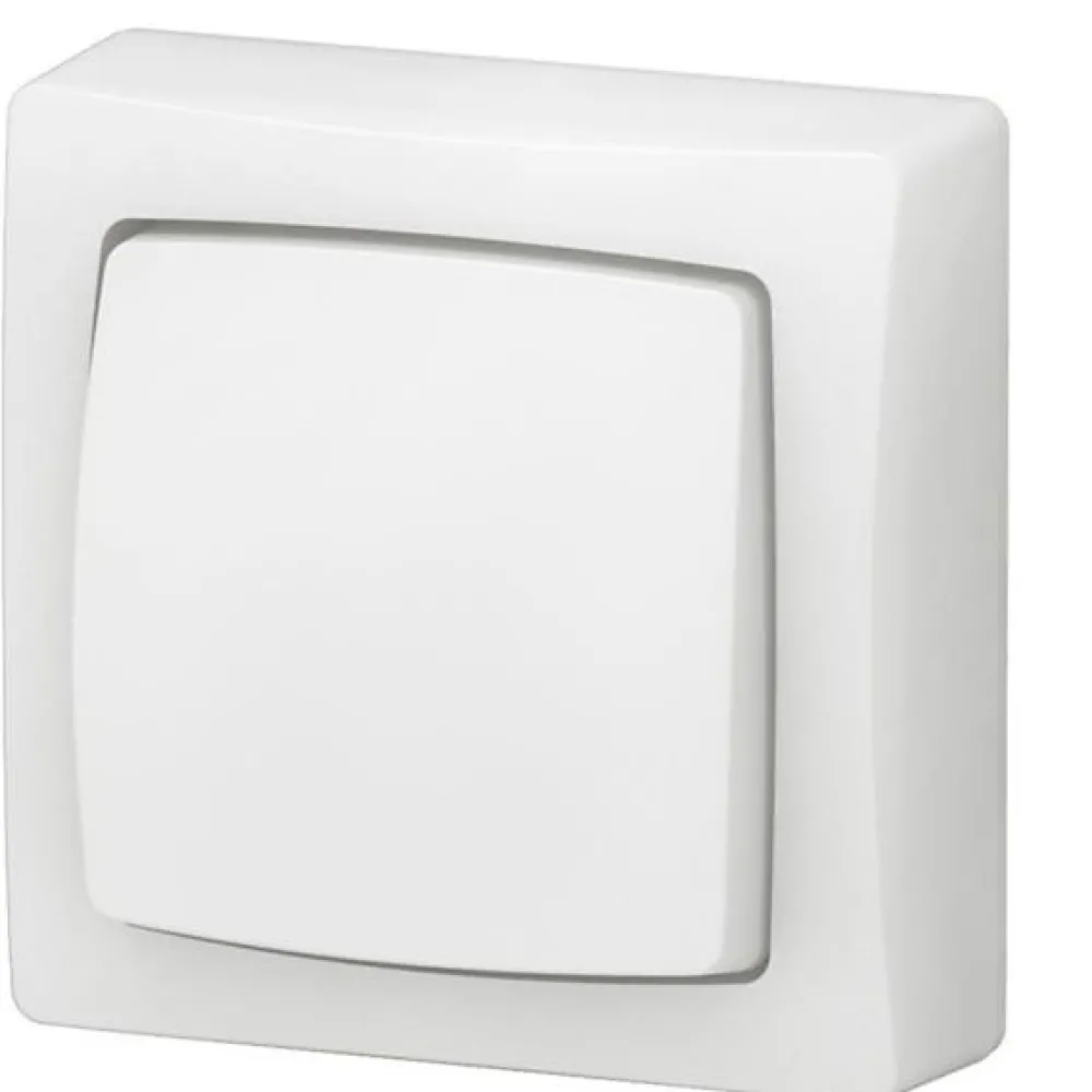 Legrand Interrupteur En Saillie-Poussoir simple ALB2310WH blanc montage en saillie 10A 230V