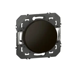 Legrand Interrupteur Encastrable-Poussoir simple Dooxie 0 952 64 noir 6A 250V