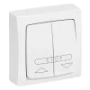 Legrand Interrupteur En Saillie-Poussoir volet roulant ASL blanc