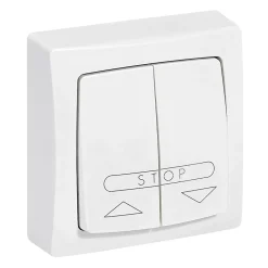 Legrand Interrupteur En Saillie-Poussoir volet roulant ASL blanc