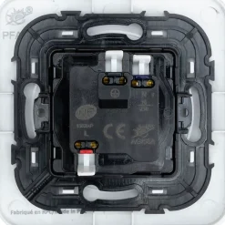 Jacobsen Prise Encastrable-Prise avec terre affleurante en saillie Espen blanc composable