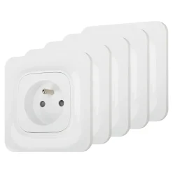 Jacobsen Prise avec terre Kennet blanc complet, lot de 5