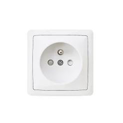 Jacobsen Prise avec terre monobloc en saillie Sigurd blanc complet