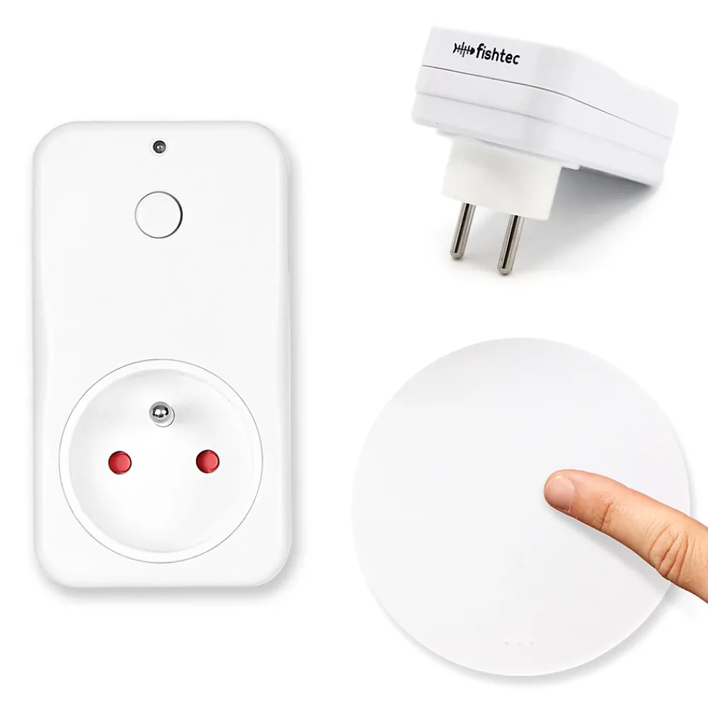 Fishtec Prise commandable à distance Avec Interrupteur