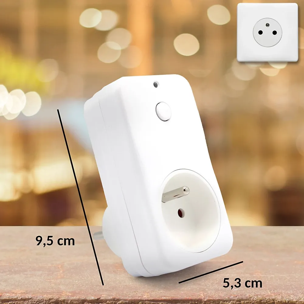 Fishtec Prise commandable à distance Avec Interrupteur