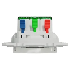Schneider Electric Prise de courant avec terre affleurante + usb C 10.5W Odace blanc