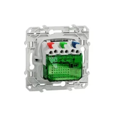 Schneider Electric Prise Encastrable-Prise de courant avec terre affleurante + usb C 10.5W Odace anthracite