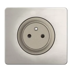 Legrand Prise Encastrable-Prise de courant avec terre Céliane titanium sans plaque