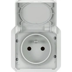 Legrand Prise Encastrable-Prise de courant étanche - Plexo - Composable - - 2P+T - 16 A - Blanc - IP55