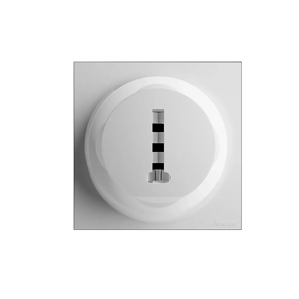 Fontini Prise de téléphone Neo Evo blanc