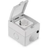 Konyks Prise Étanche-Prise extérieure Wifi/Bluetooth 16A (EU Type F) , IP55