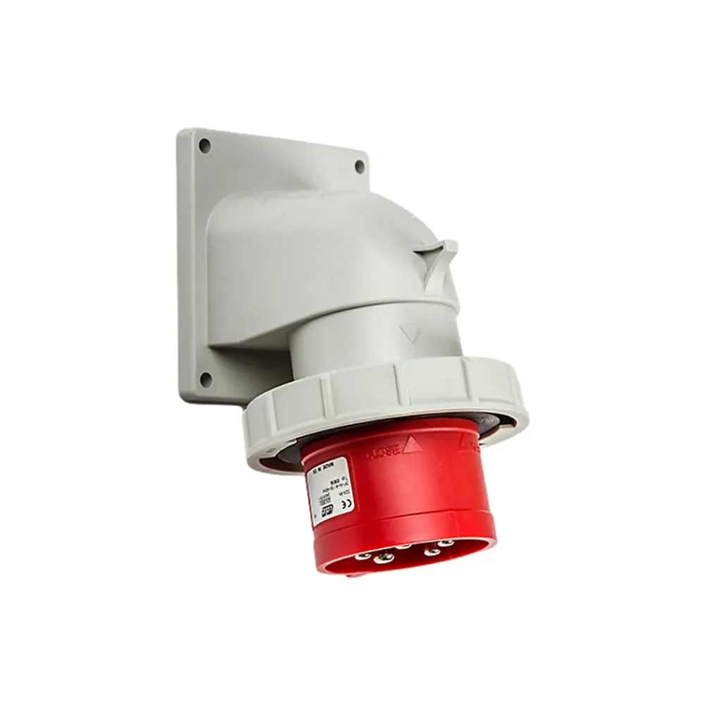 Ide Prise Male à Encastrer Tétrapolaire 32a 3p+n+t 380v - 5 Broches - étanche Ip67 -