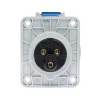 Ide Interrupteur Étanche-Prise Monophasé 16a 2p+t - Encastrable Sur Coffret - étanche Ip67 -