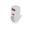 Chacon Prise parafoudre 1x16A 3500W 250V - Blanc - On/Off -