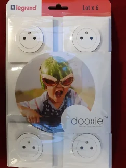 Legrand Prise 2 pôles + terre Dooxie, 6 pièces