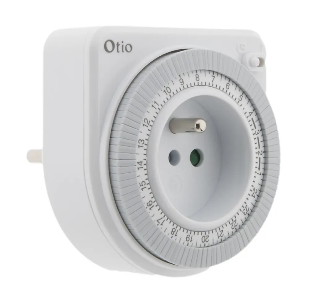 Otio Prise Programmable-Prise programmable journalière Blanc