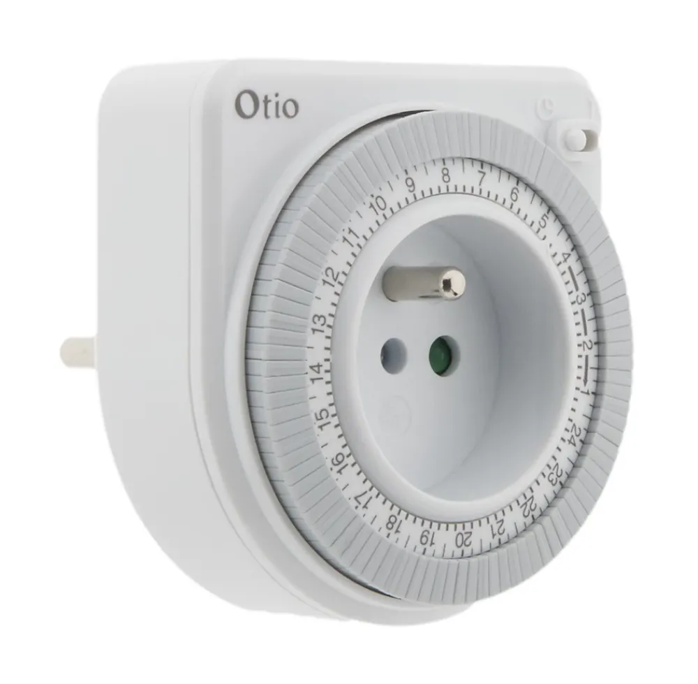 Otio Prise Programmable-Prise programmable journalière Blanc