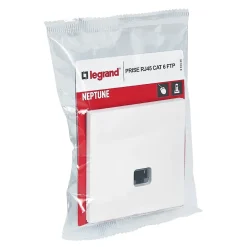 Legrand Prise RJ45 CAT6 Neptune Blanc mat