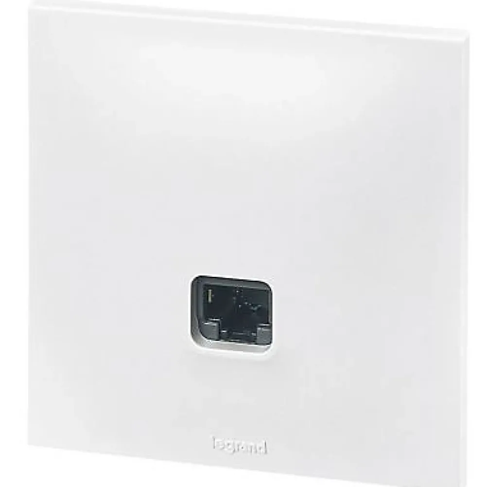 Legrand Prise RJ45 CAT6 Neptune Blanc mat