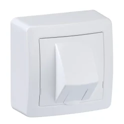 Schneider Electric Prise RJ45 complète saillie Alréa blanc
