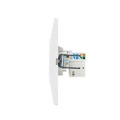 Prise Encastrable-Prise RJ45 encastrable blanc complet