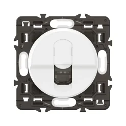 Legrand Prise Encastrable-Prise RJ45 Céliane téléphone et informatique FTP catégorie 6 blanc